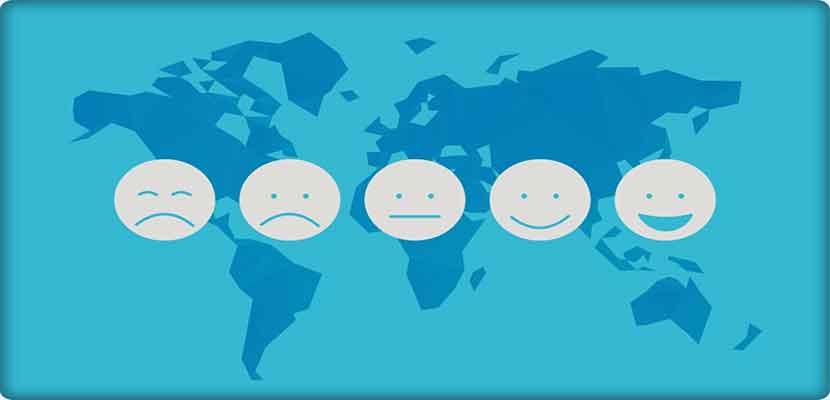 ترتيب الدول العربية على مؤشر "أسعد بلاد العالم"